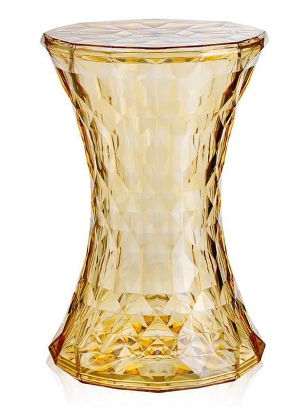 Tabouret Stone stool jaune or Marcel Wanders Kartell