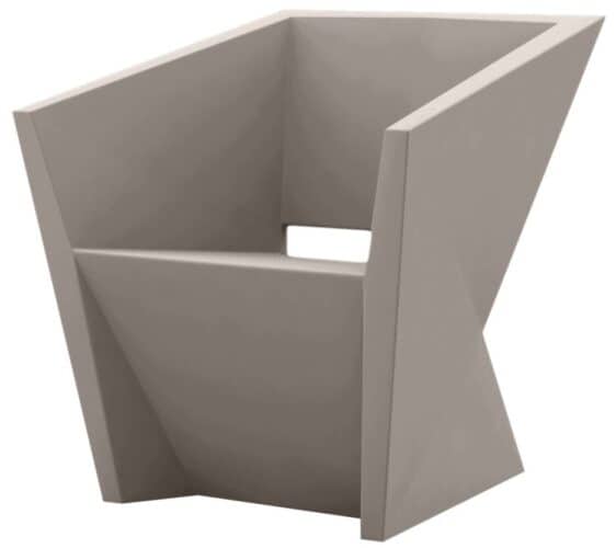 Vondom Fauteuil FAZ beige de Ramon Esteve