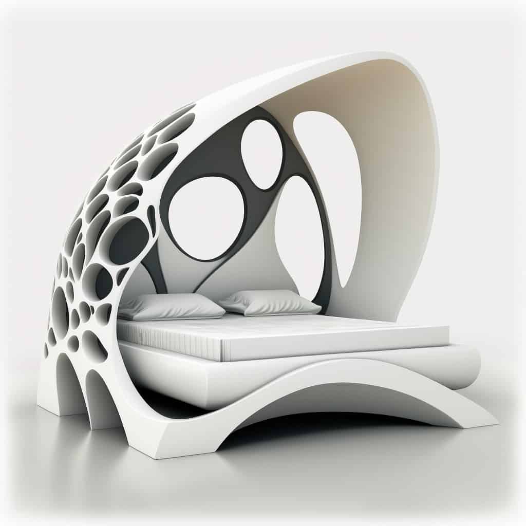 Lit design ogive style de Ross Lovegrove