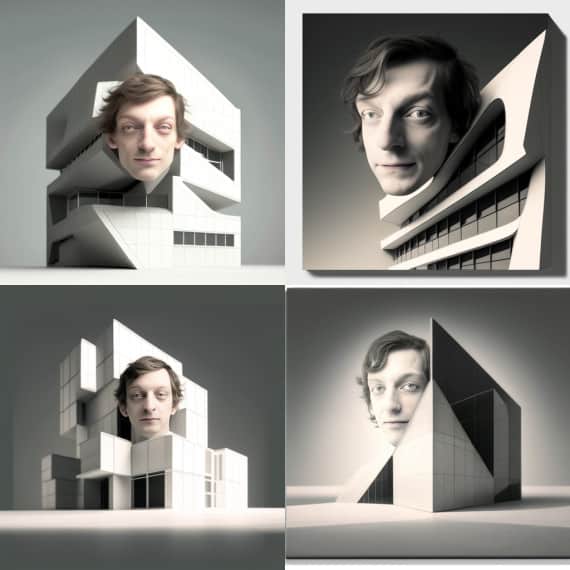 Ludovic Bablon Midjourney architecture moderne Ludovic Bablon Midjourney architecture moderne