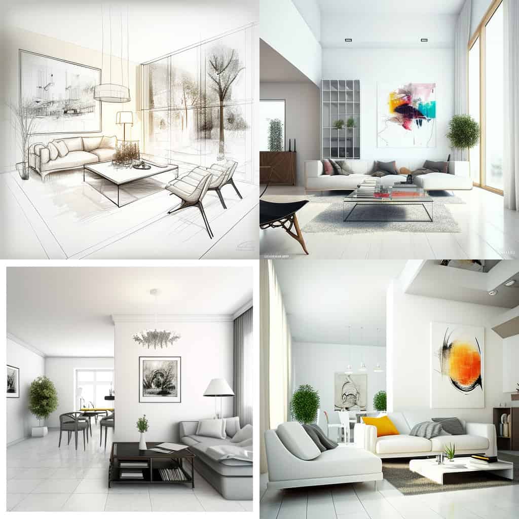 Midjourney design dinterieur Midjourney design d'intérieur