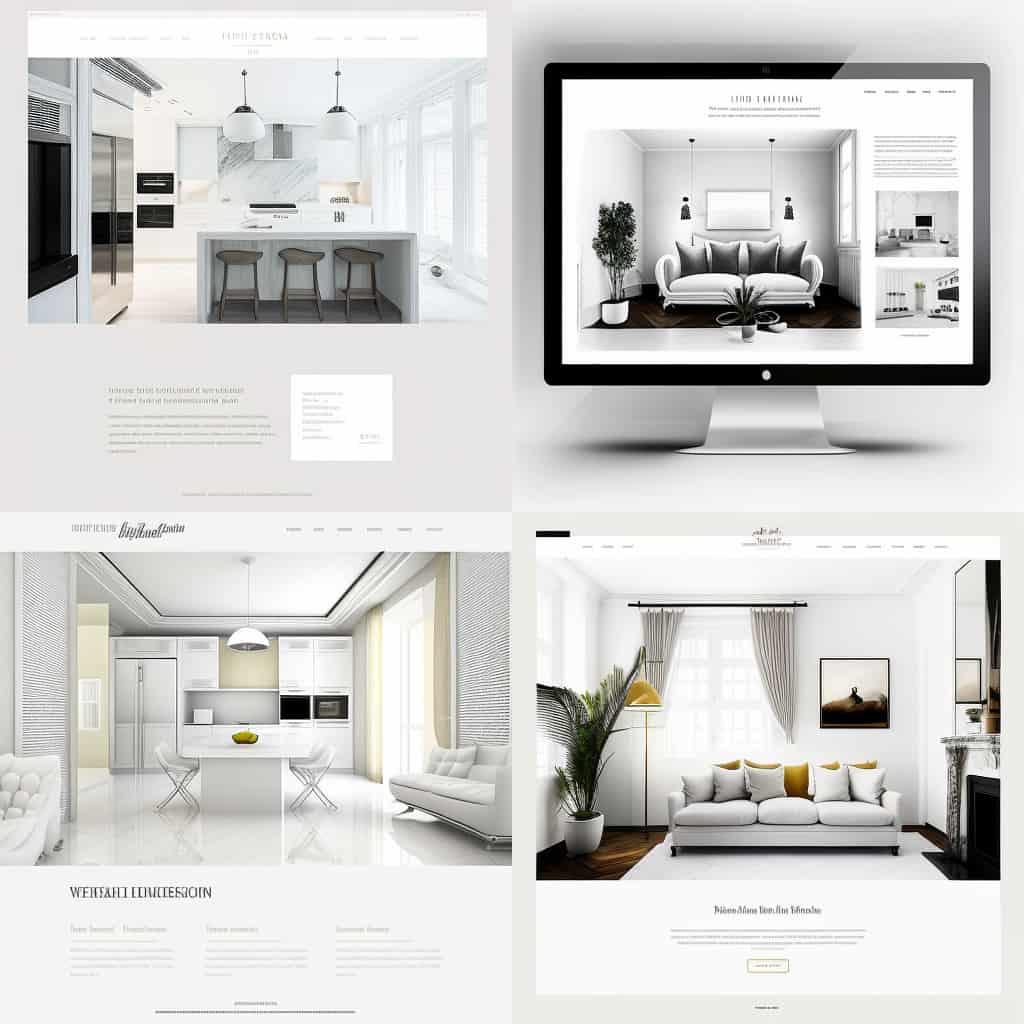 Webdesign landing page decoration dinterieur Webdesign landing page décoration d'intérieur