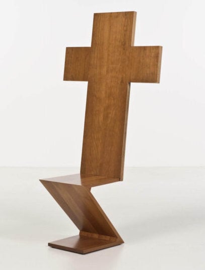 Alessandro Mendini - redesign de la Zig Zag Chair de Gerrit Rietveld