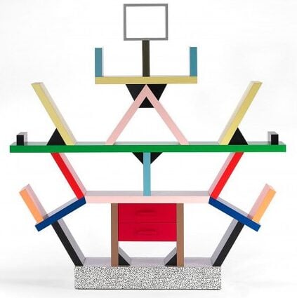 Ettore Sottsass - Bibliothèque Carlton - Memphis