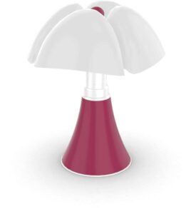 Lampe Pipistrello rouge rose Gae Aulenti