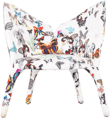Cecile Maia Pujol Fauteuil Lady B papillons Roche Bobois Cécile Maïa Pujol - Fauteuil Lady B papillons - Roche Bobois