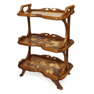 Émile Gallé - étagère en bois marqueté