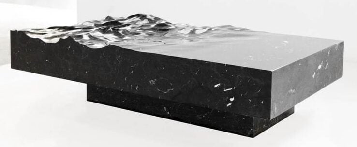 Mathieu Lehanneur - Table en marbre Liquidating marble