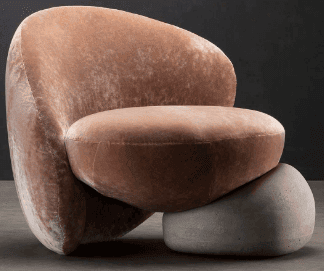 Raphael Navot - Fauteuil Threefold brun