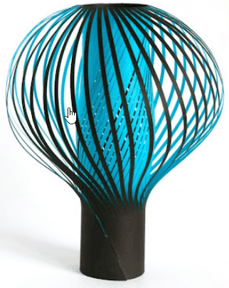 Sebastien Cordoleani Lampe Helice Sébastien Cordoléani - Lampe Hélice