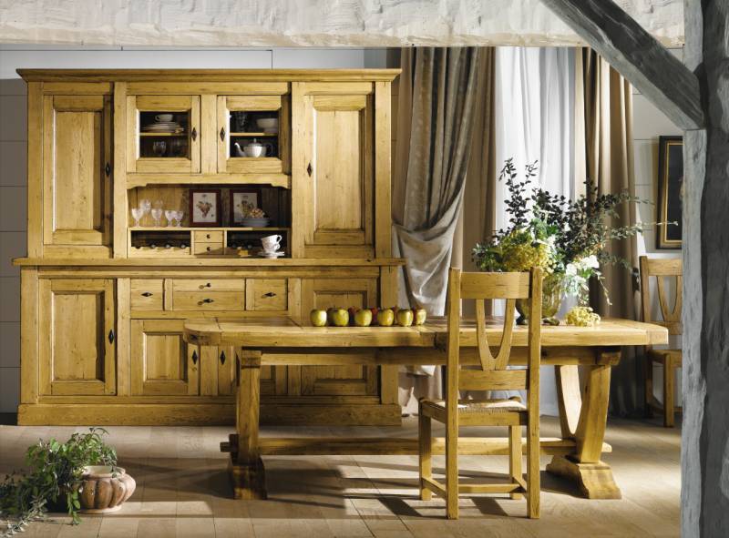 Meubles rustiques en chene