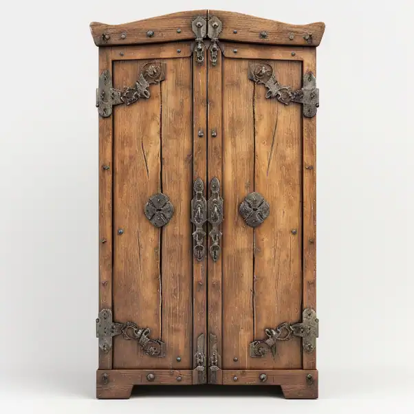 Armoire medievale a 2 portes