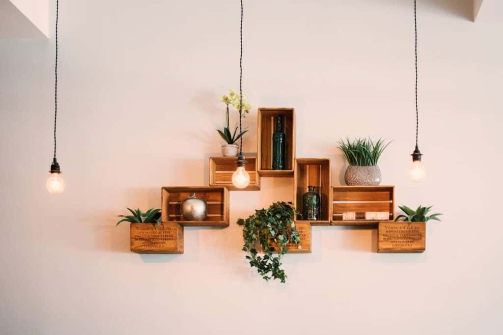 Etagere murale bois