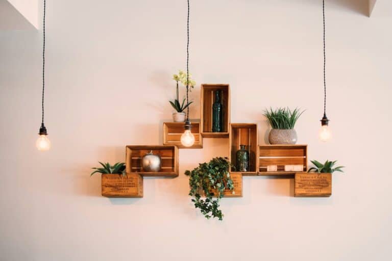Etagere murale bois