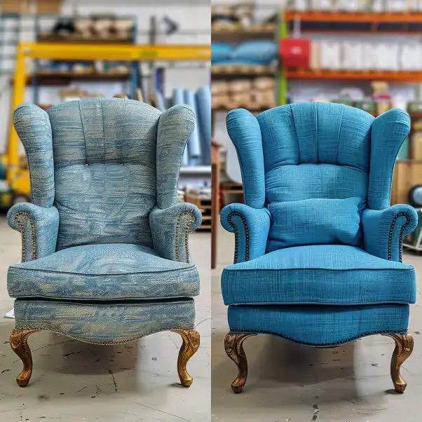 Relooking dun vieux fauteuil de style