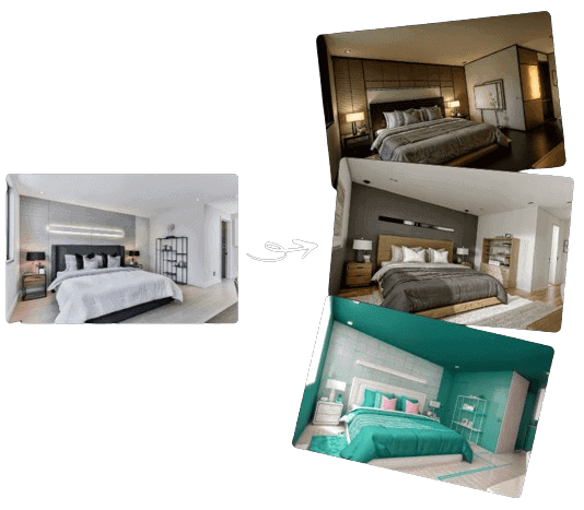 Rendu photorealiste Interior AI