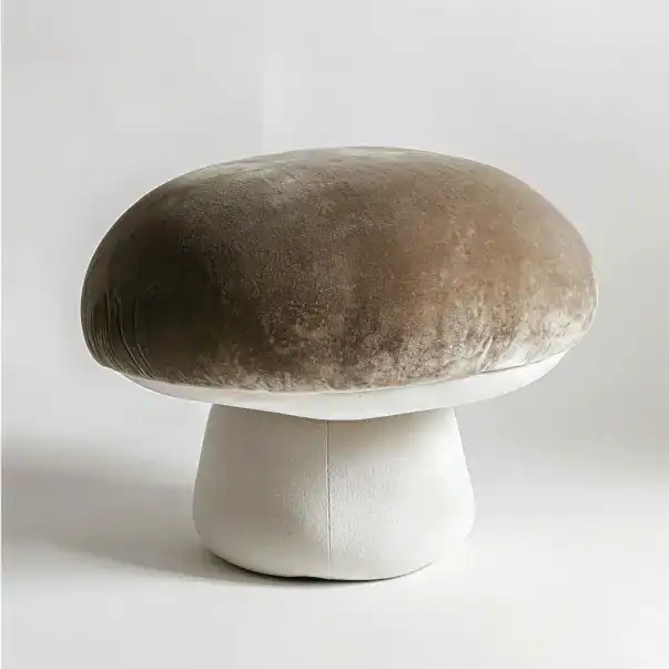 Pouf en forme de champignon de Paris