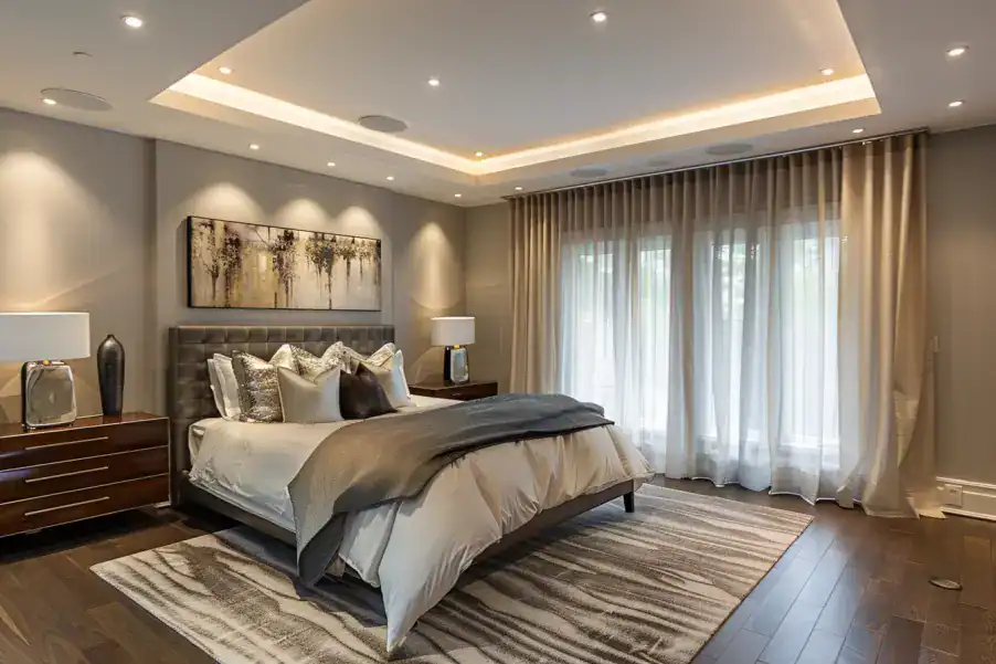 Eclairages dans une chambre