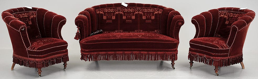 Canapé et fauteuils Klunkestil