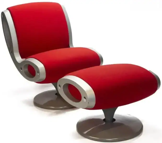 Chaise et ottomane Gluon - Marc Newson - Moroso