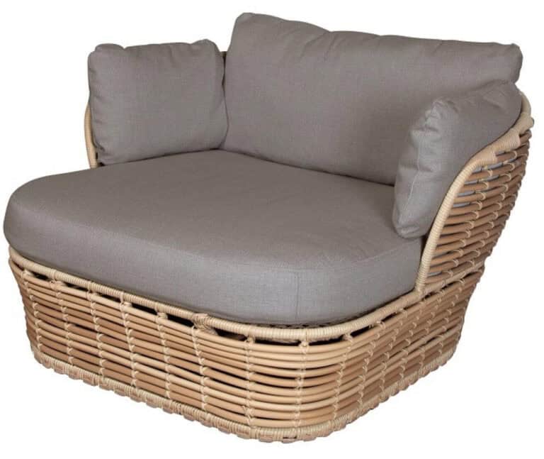 Fauteuil Basket Outdoor Lounge - Soren Rose