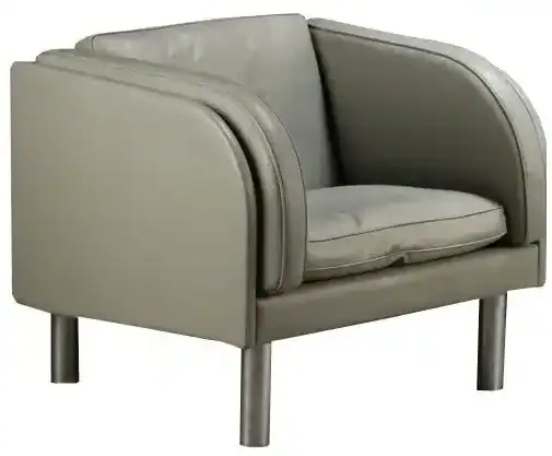 Fauteuil en acier et cuir - Jörgen Gammelgaard