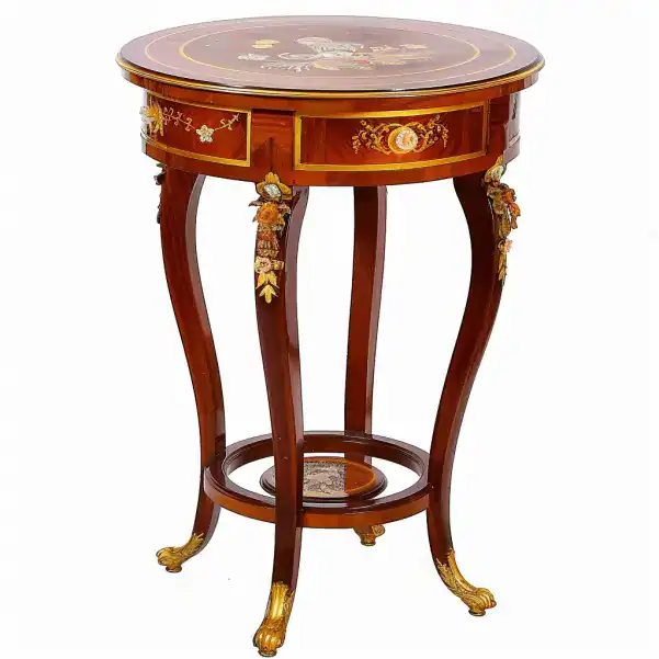 Guéridon Louis XV avec dorures