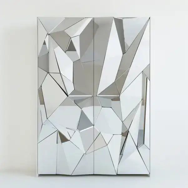 Armoire 3D en polygones miroirs