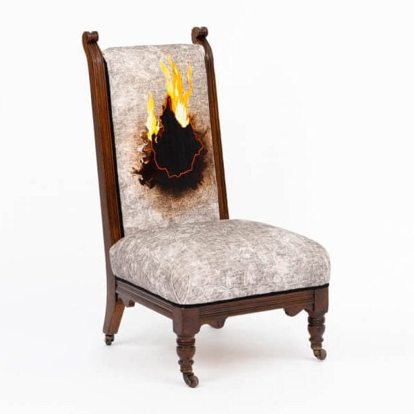 Chaise Slow Burn Chair - Timorous Beasties