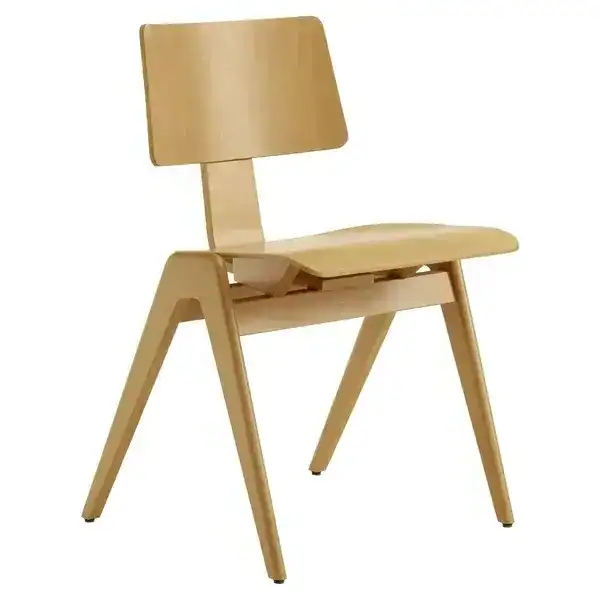 Chaise empilable en hêtre - Robin Day - &tradition