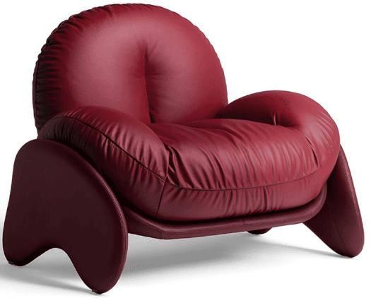 Fauteuil Squash - Faye Toogood - Poltrona Frau