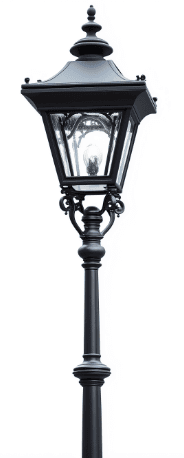 Lampadaire en fer forgé