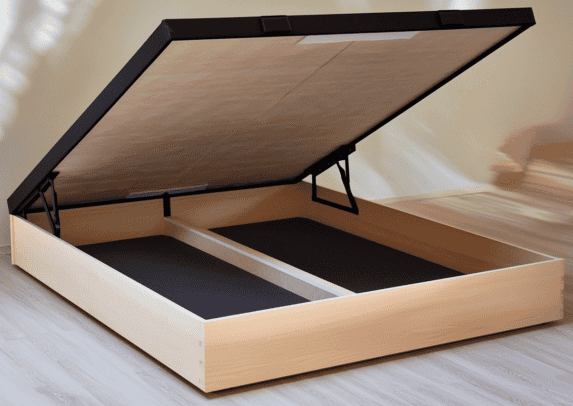 Sommier coffre en bois