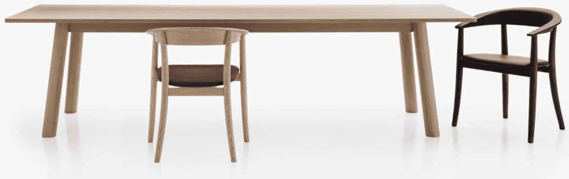 Table et chaise Belle and Bull - Naoto Fukasawa - B&B Italia