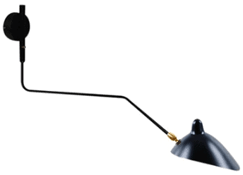 Applique à un bras pivotant - Serge Mouille