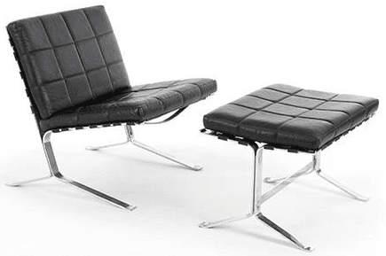 Fauteuil Joker lounge chair et ottomane - Olivier Mourgue