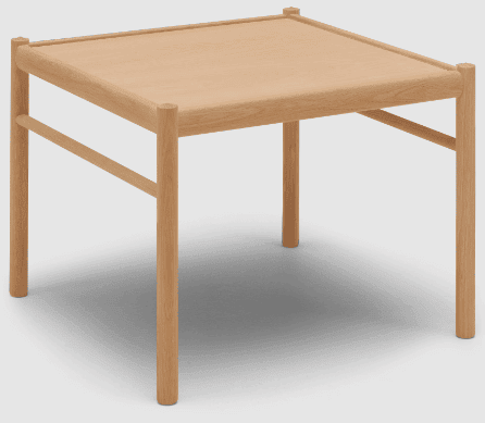 Table basse Colonial en bois clair - Ole Wanscher