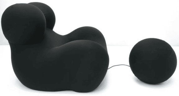 Fauteuil Up noir - Gaetano Pesce - B&B Italia